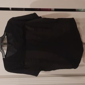 Black Dressy J.Crew Top Medium
